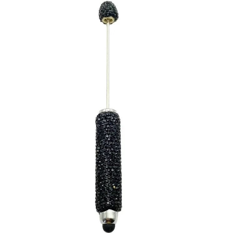 Touch screen full diamond bead pen puzzle handmade solid color full diamond | DIY Beadable Pen Craft Gift Idea