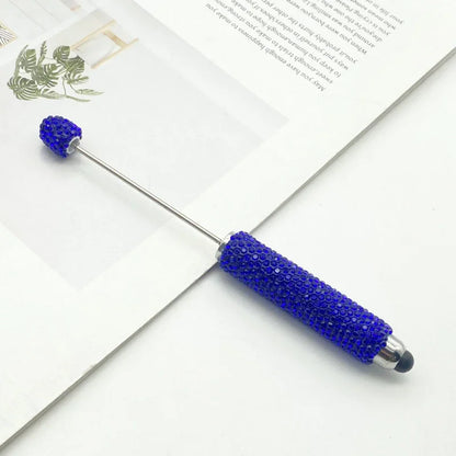 Touch screen full diamond bead pen puzzle handmade solid color full diamond