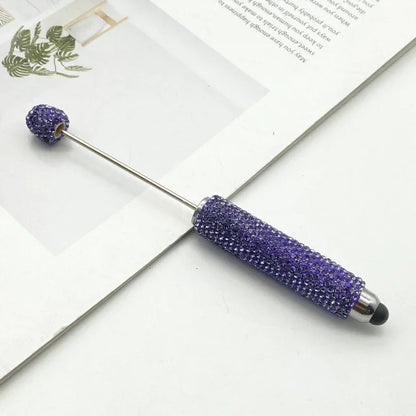 Touch screen full diamond bead pen puzzle handmade solid color full diamond