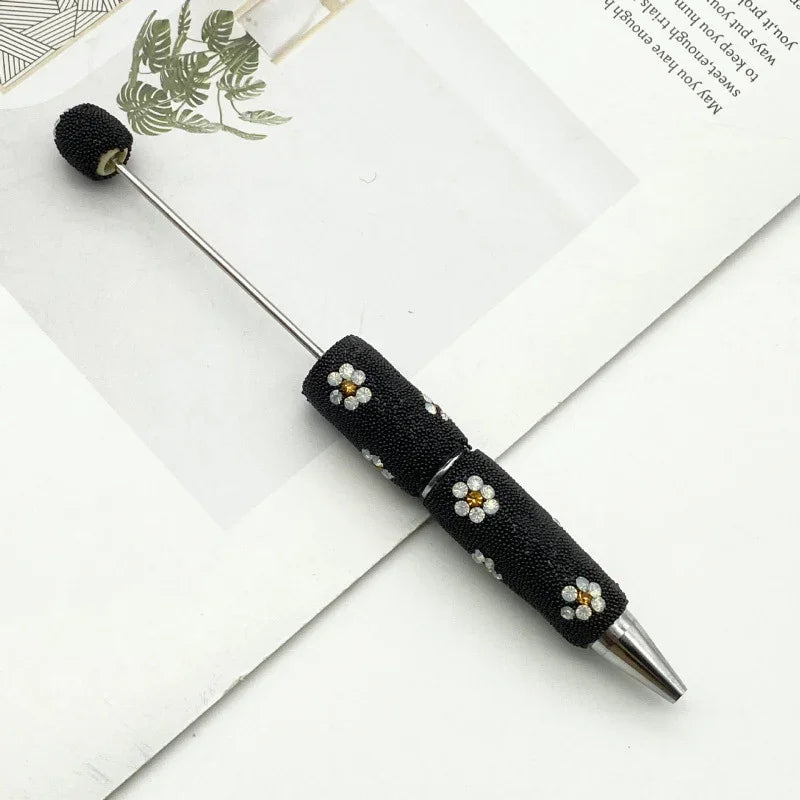 Daisy Diamond Bead Pen Diamond-studded Ballpoint Pen | DIY Beadable Pen Craft Gift Idea