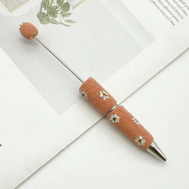 Daisy Diamond Bead Pen Diamond-studded Ballpoint Pen | DIY Beadable Pen Craft Gift Idea