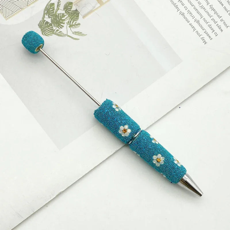 Daisy Diamond Bead Pen Diamond-studded Ballpoint Pen | DIY Beadable Pen Craft Gift Idea