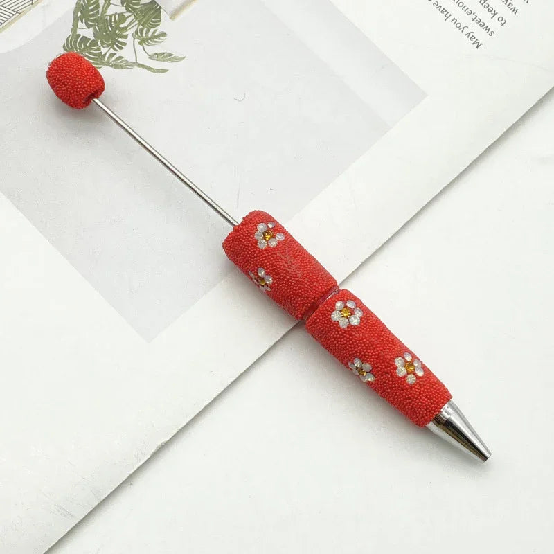 Daisy Diamond Bead Pen Diamond-studded Ballpoint Pen | DIY Beadable Pen Craft Gift Idea