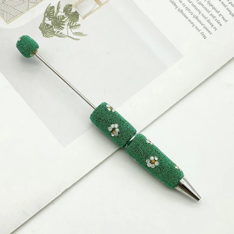 Daisy Diamond Bead Pen Diamond-studded Ballpoint Pen | DIY Beadable Pen Craft Gift Idea
