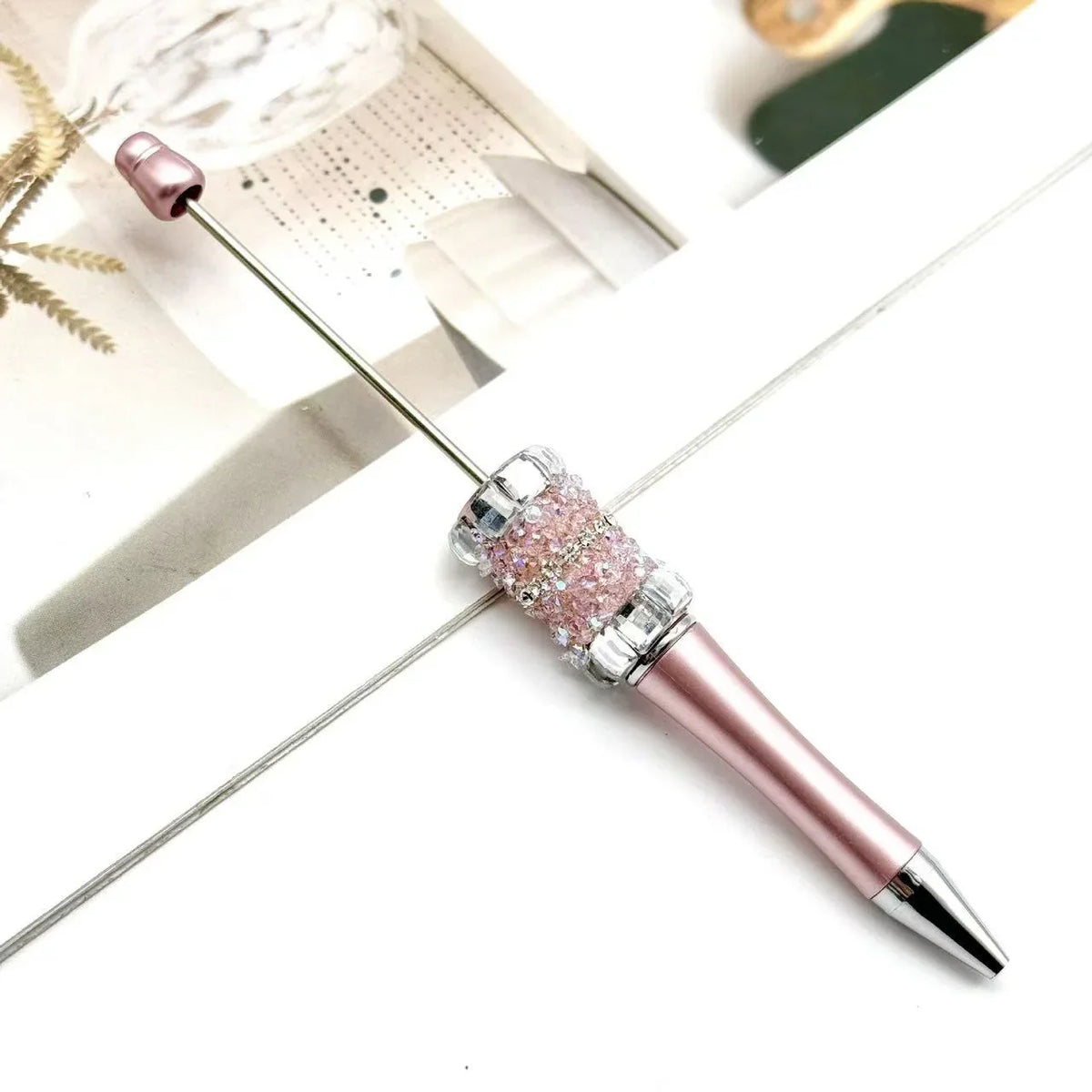 Colorful fireworks diamond bead pen Fun colorful rhinestone cute bead pen | DIY Beadable Pen Craft Gift Idea