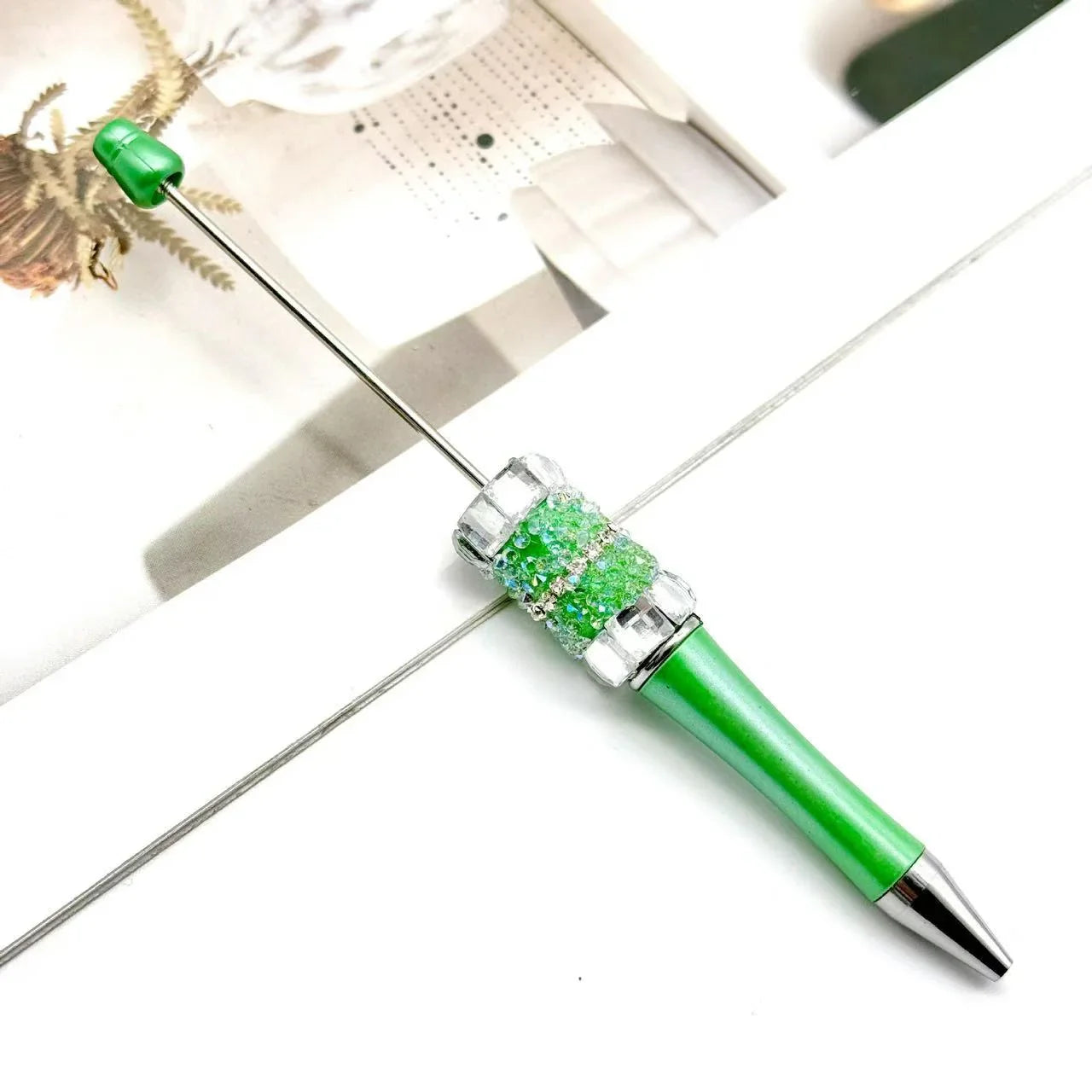 Colorful fireworks diamond bead pen Fun colorful rhinestone cute bead pen