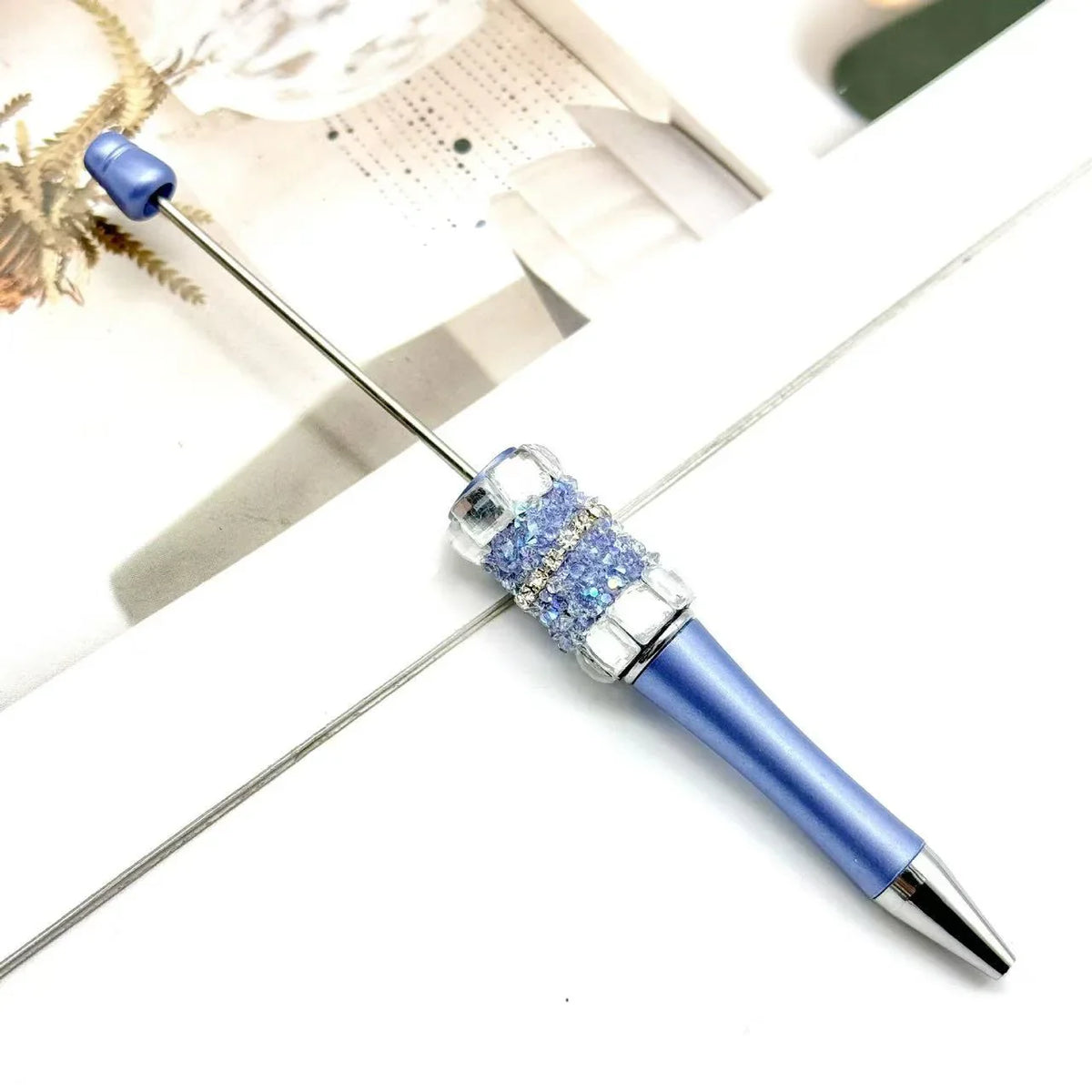 Colorful fireworks diamond bead pen Fun colorful rhinestone cute bead pen | DIY Beadable Pen Craft Gift Idea