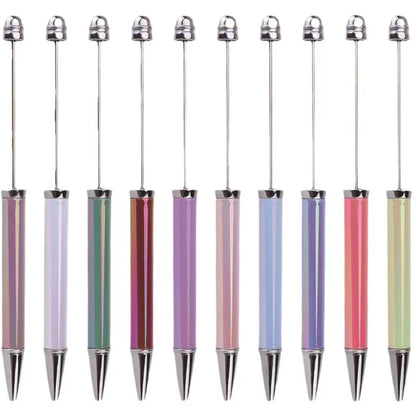 Colorful electroplating bead pen UV heat transfer handmade cute beads
