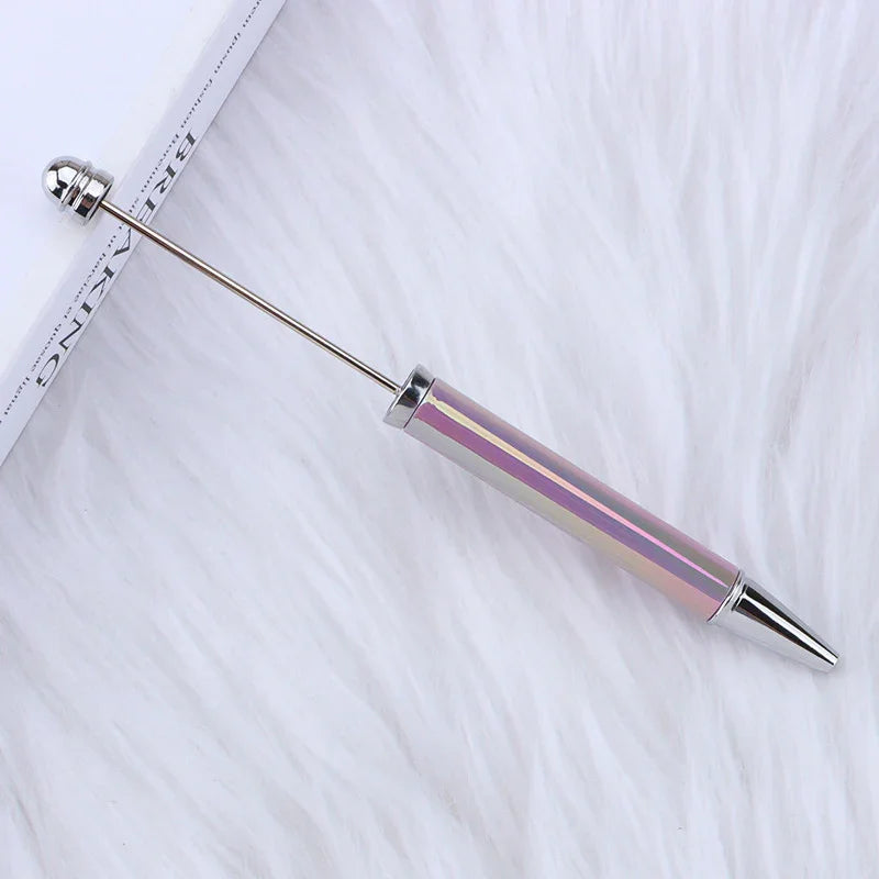 Colorful electroplating bead pen UV heat transfer handmade cute beads | DIY Sports Fan Bracelet & Keychain Craft Bead