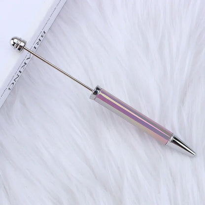 Colorful electroplating bead pen UV heat transfer handmade cute beads