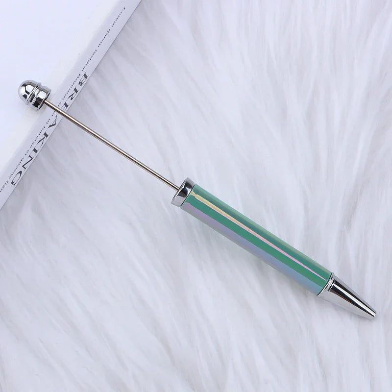 Colorful electroplating bead pen UV heat transfer handmade cute beads | DIY Sports Fan Bracelet & Keychain Craft Bead