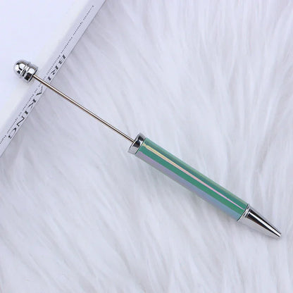 Colorful electroplating bead pen UV heat transfer handmade cute beads