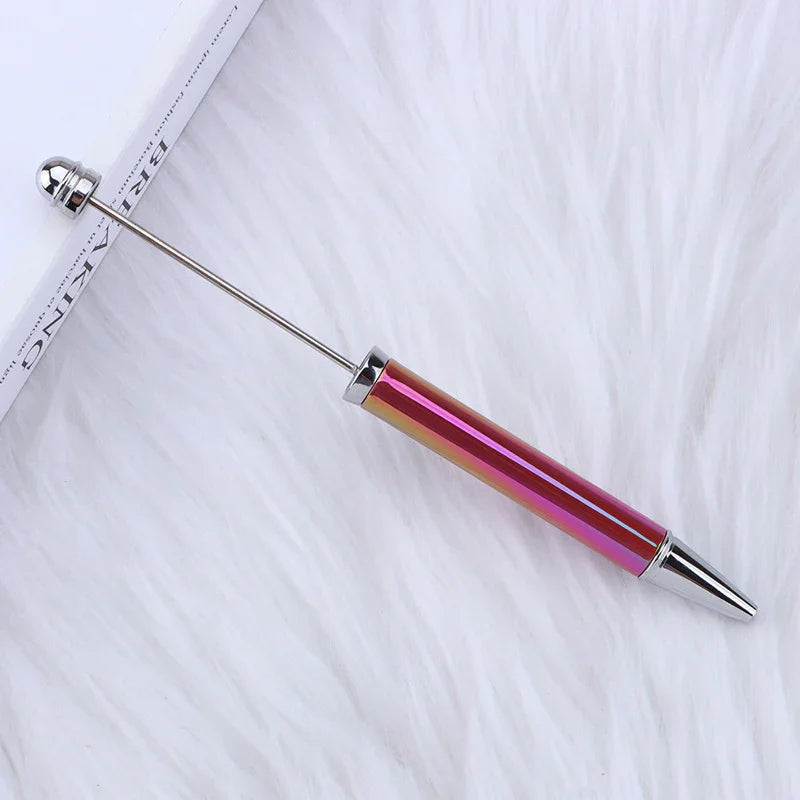Colorful electroplating bead pen UV heat transfer handmade cute beads
