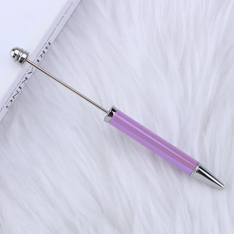 Colorful electroplating bead pen UV heat transfer handmade cute beads | DIY Sports Fan Bracelet & Keychain Craft Bead