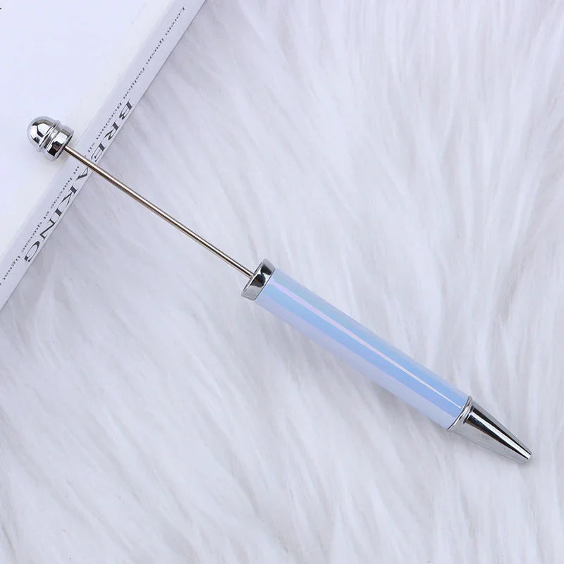 Colorful electroplating bead pen UV heat transfer handmade cute beads | DIY Sports Fan Bracelet & Keychain Craft Bead