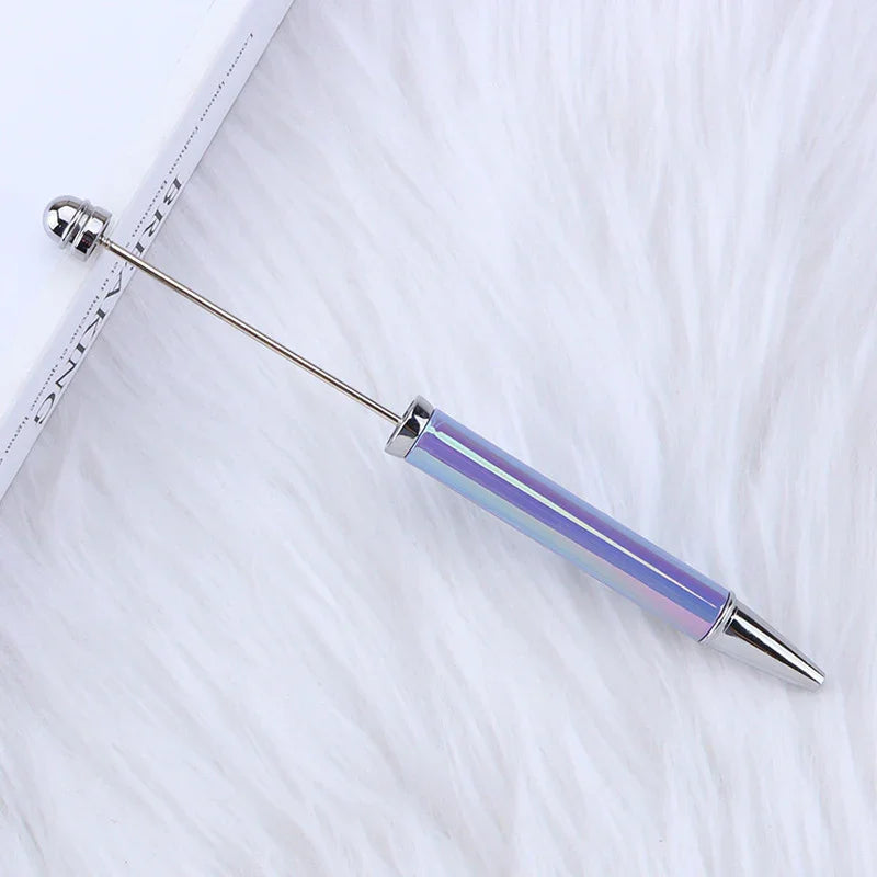 Colorful electroplating bead pen UV heat transfer handmade cute beads