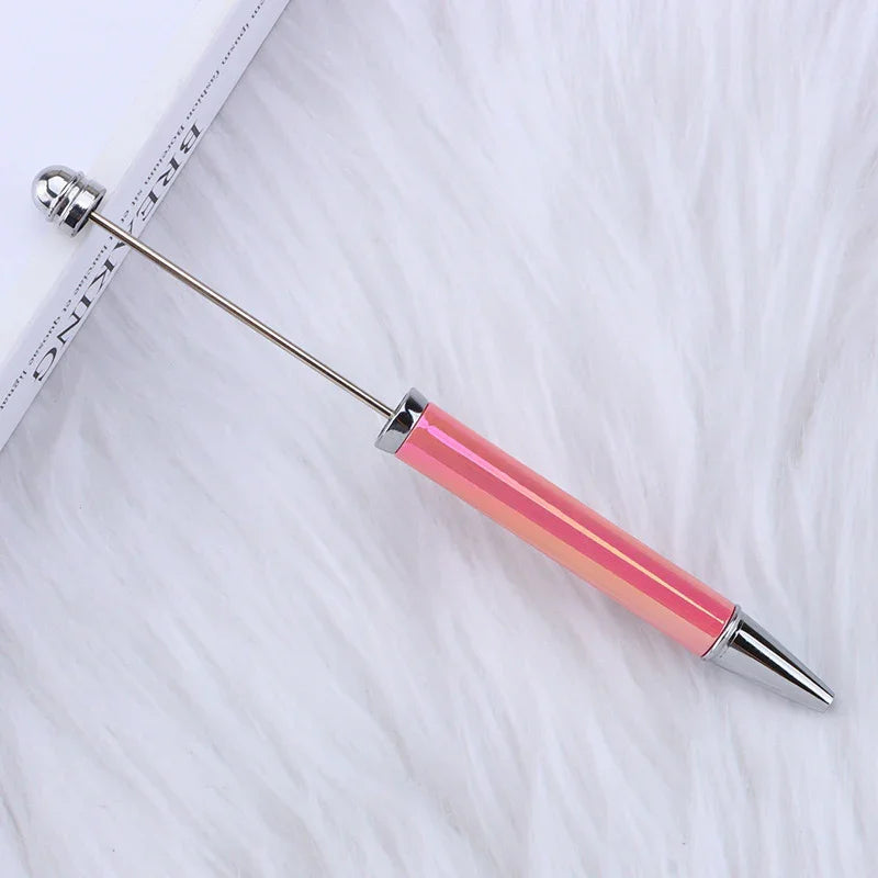 Colorful electroplating bead pen UV heat transfer handmade cute beads | DIY Sports Fan Bracelet & Keychain Craft Bead