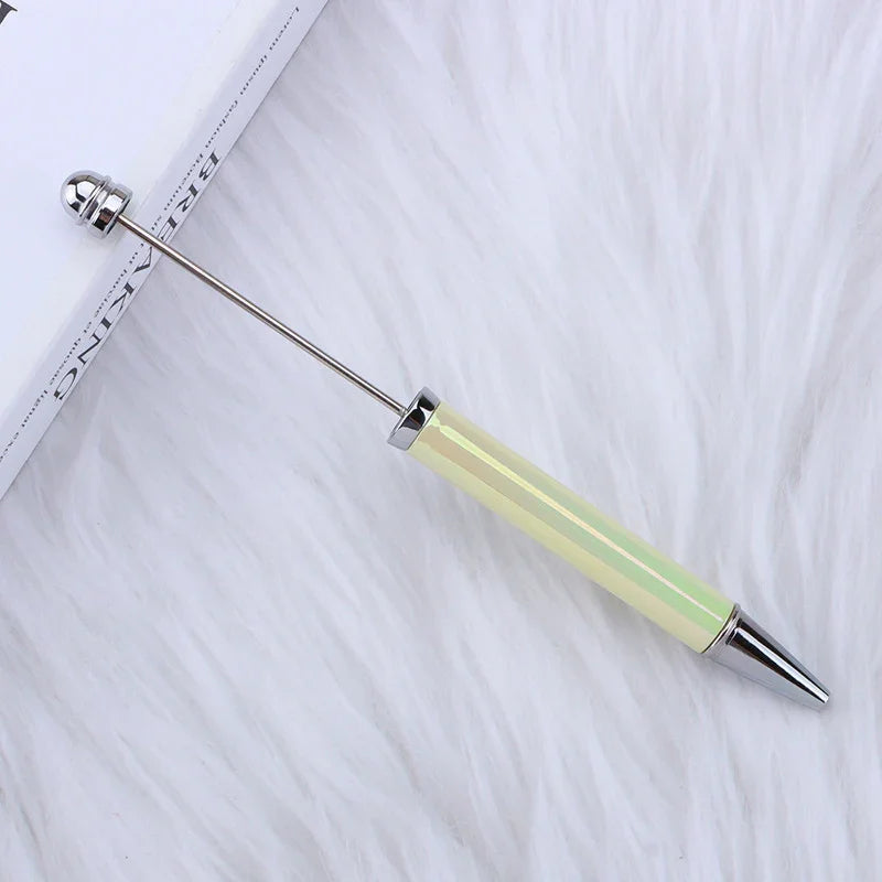 Colorful electroplating bead pen UV heat transfer handmade cute beads | DIY Sports Fan Bracelet & Keychain Craft Bead