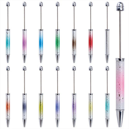 Starry Sky Bead Pen Creative Water Drop Head Gradient Ballpoint Pen Multicolor Beading