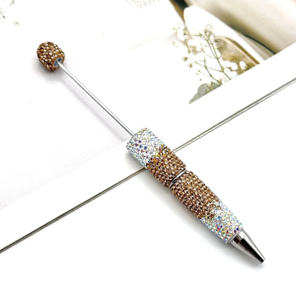 Gradient full diamond bead pen creative full diamond signature ballpoint pen