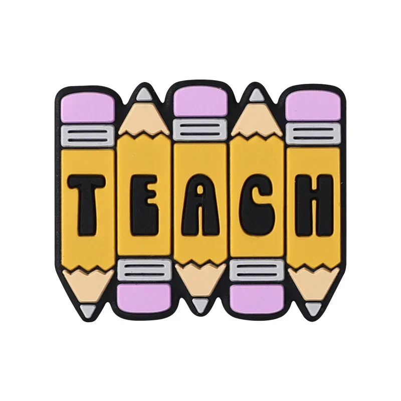 Silicone beads for necklaces, decorative accent beads, and teacher's silicone beads