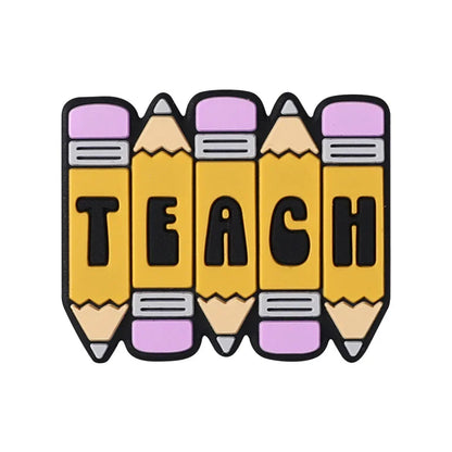 Silicone beads for necklaces, decorative accent beads, and teacher's silicone beads