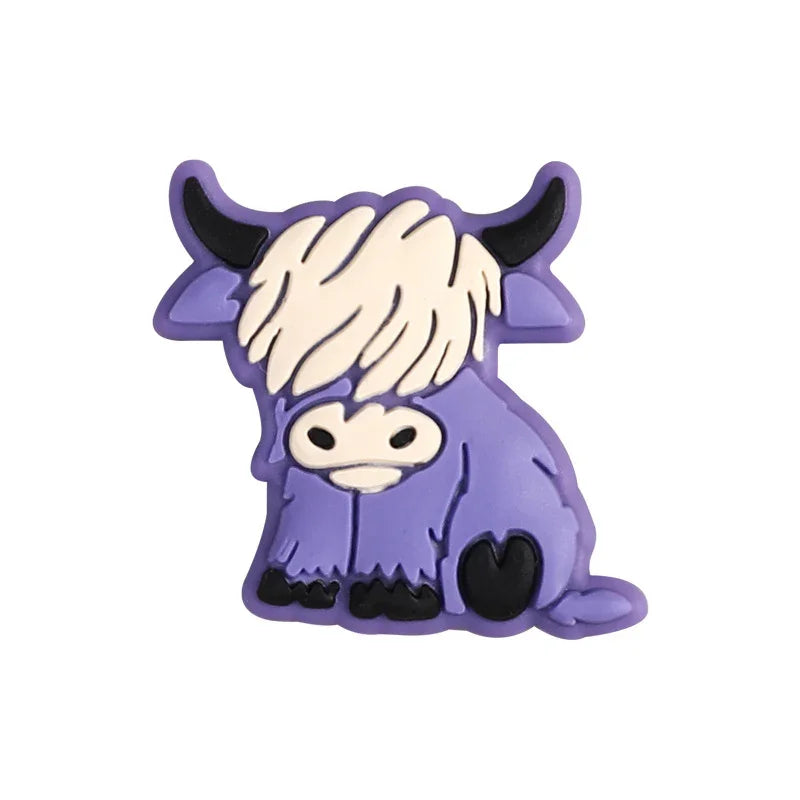 Cartoon yak silicone beads DIY   loose beads
