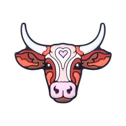 Cartoon yak silicone beads DIY   loose beads