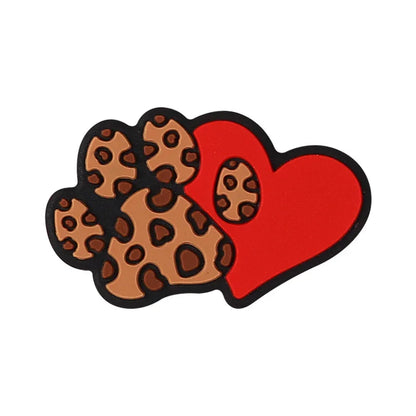 Glue jewelry dog mother beads three-dimensional leopard print loose beads DIY jewelry accessories beads