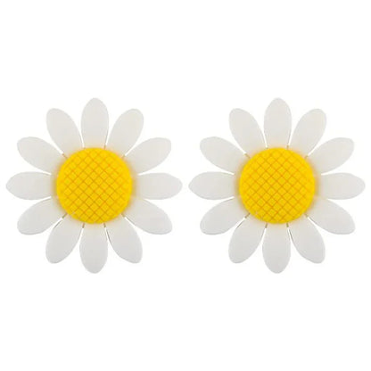 Sunflower silicone beads DIY handmade jewelry accessories sunflower loose beads