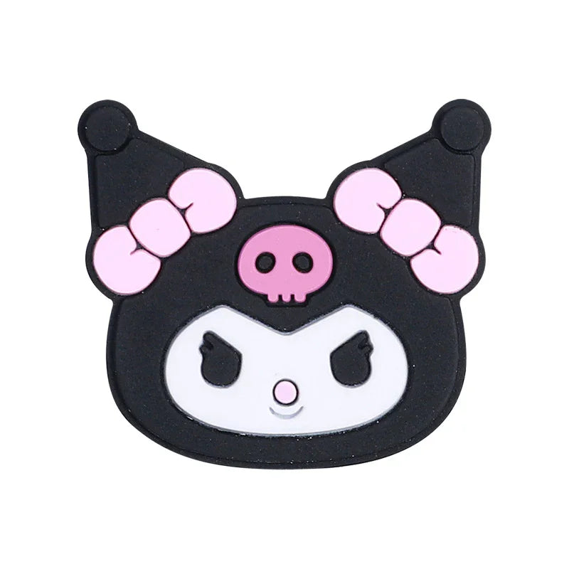 Sanrio Kulomi silicone beads diy bead pen jewelry silicone beads cartoon | Silicone Focal Bead for DIY Keychain & Pen Wrap