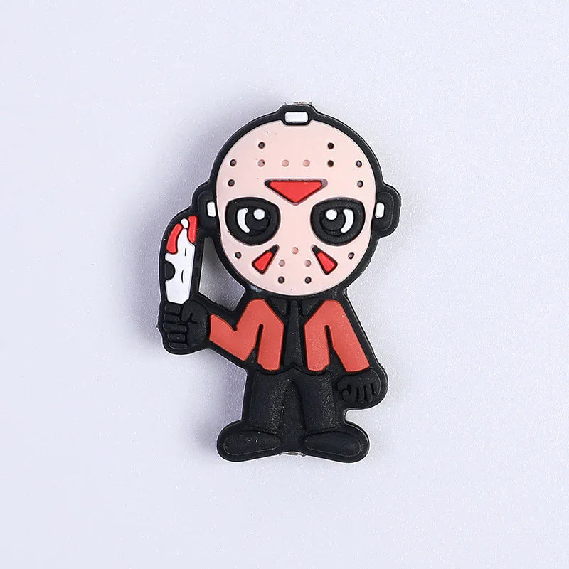 Sanrio Kulomi silicone beads diy bead pen jewelry silicone beads cartoon | Silicone Focal Bead for DIY Keychain & Pen Wrap