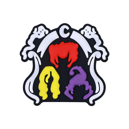 Halloween cartoon silicone beads anime character Jason loose beads handmade beaded accessories clown silicone