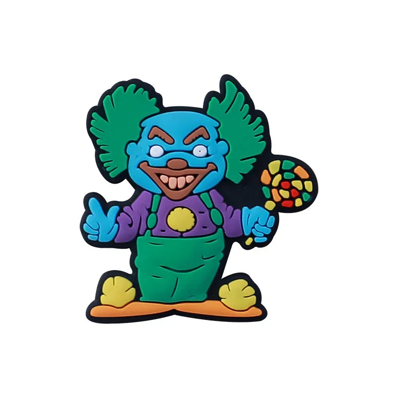Halloween cartoon silicone beads anime character Jason loose beads handmade beaded accessories clown silicone