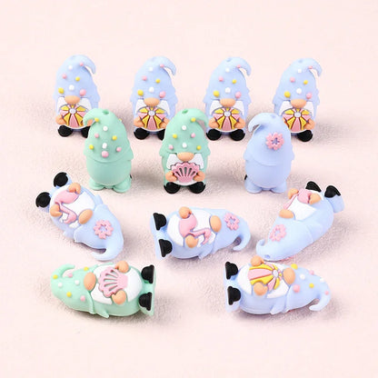 3D silicone beads cartoon dwarf glue beads jewelry DIY beaded silicone beads