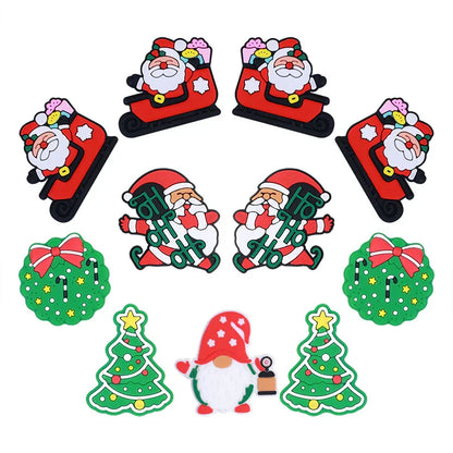 Christmas silicone beads cartoon KT cat loose beads