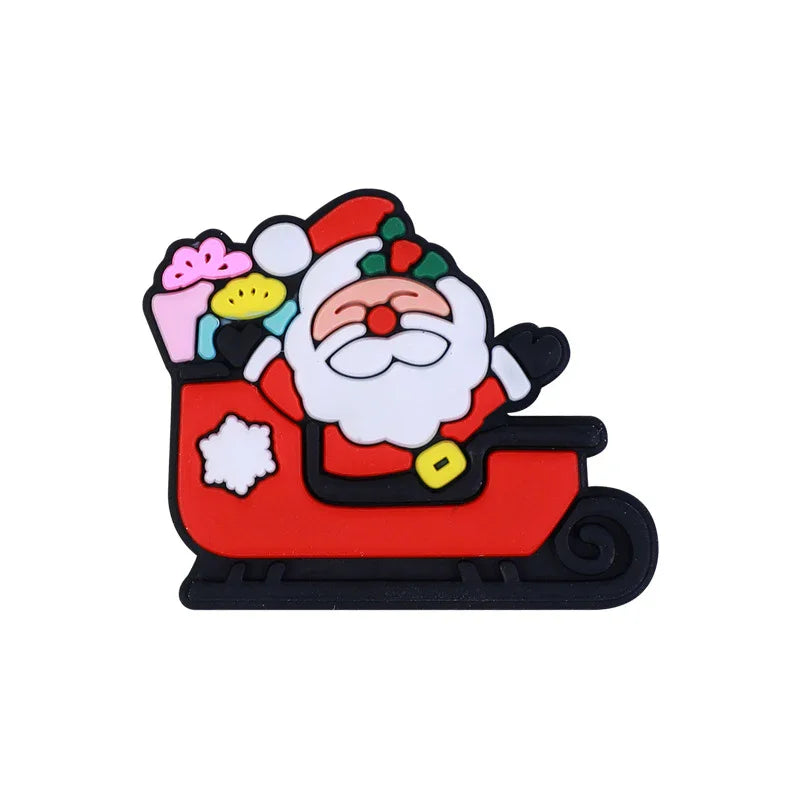 Christmas silicone beads cartoon KT cat loose beads | Silicone Bead for DIY Bracelet & Keychain Making
