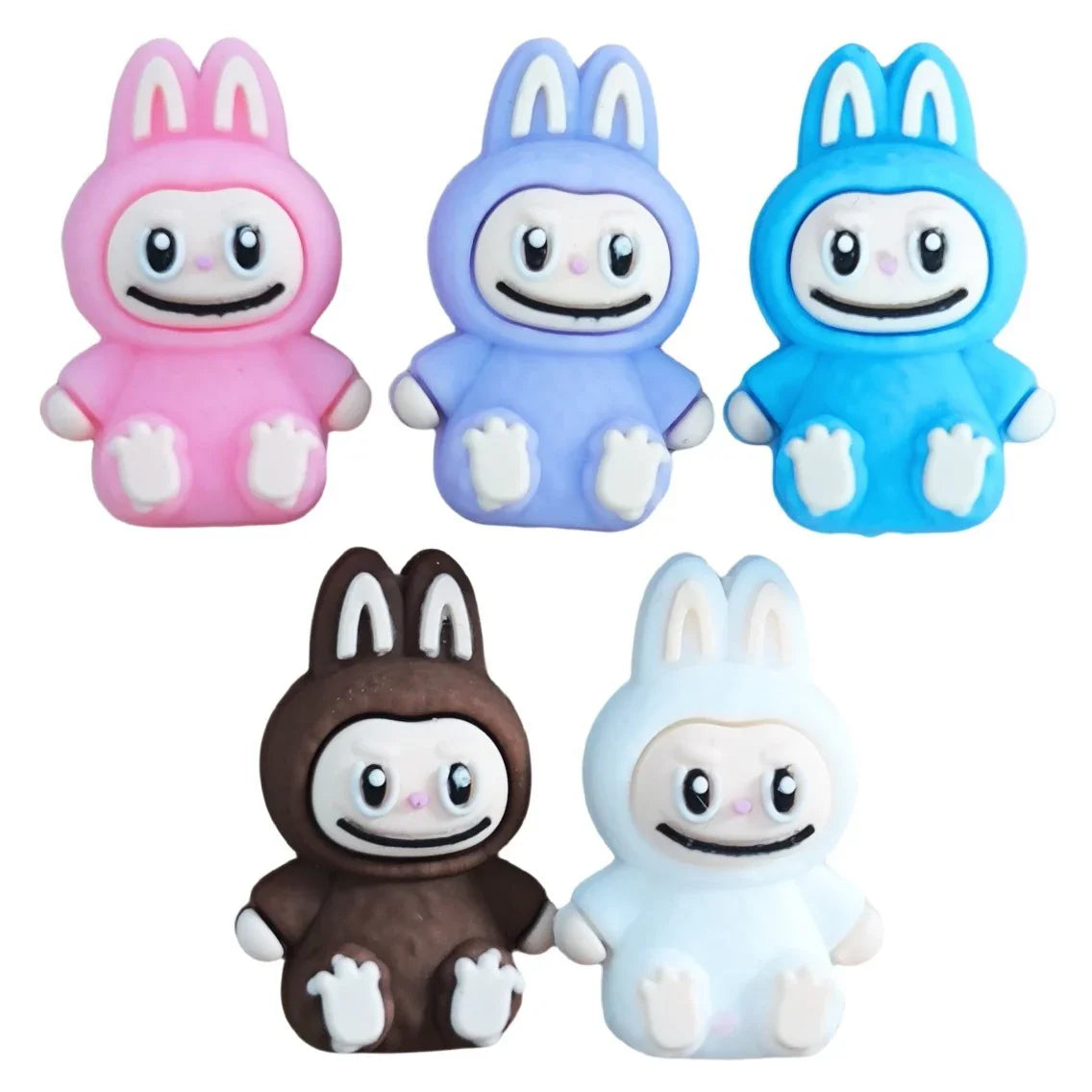 3DLabubu silicone beads DIY pen string beads accessories | Silicone Bead for DIY Bracelet & Keychain Making