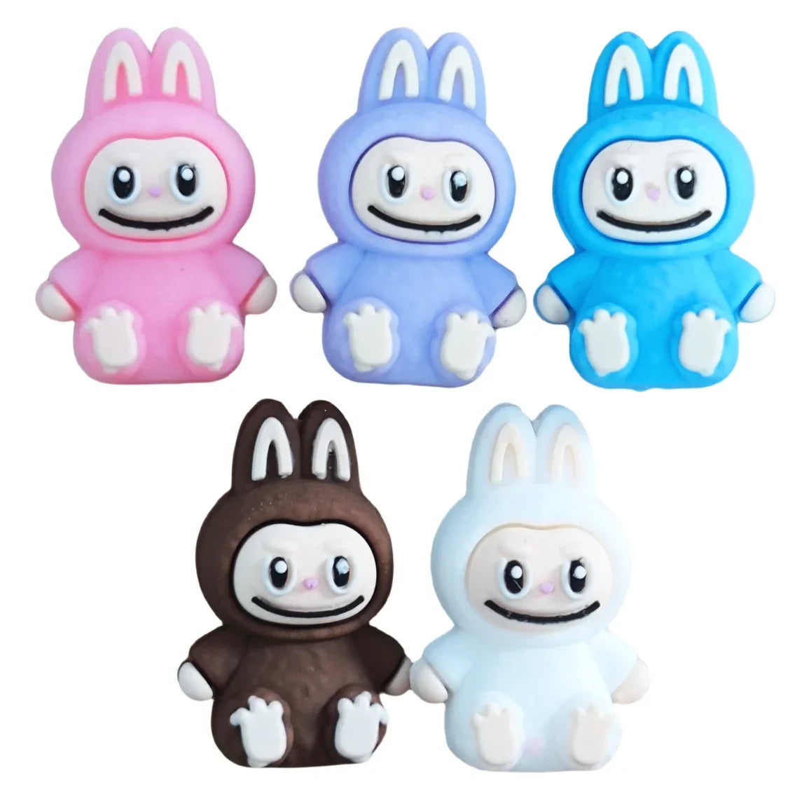 3DLabubu silicone beads DIY pen string beads accessories | Silicone Bead for DIY Bracelet & Keychain Making
