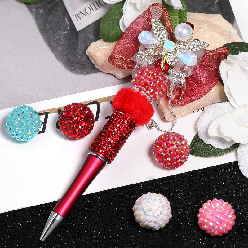 Full Diamond Bayberry Ball Acrylic Flash Diamond Ball 20MM Random | Acrylic Bead for DIY Bracelet Keychain Jewelry Making