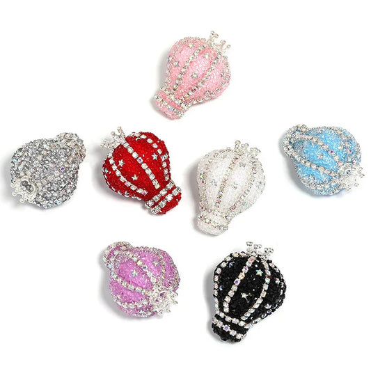 Gipsophila Crown Hot Air Balloon Sugar Beads Rhinestone Chain Drill Ball