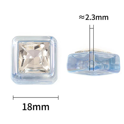 Acrylic Square Beaded UV Single-sided Diamond
