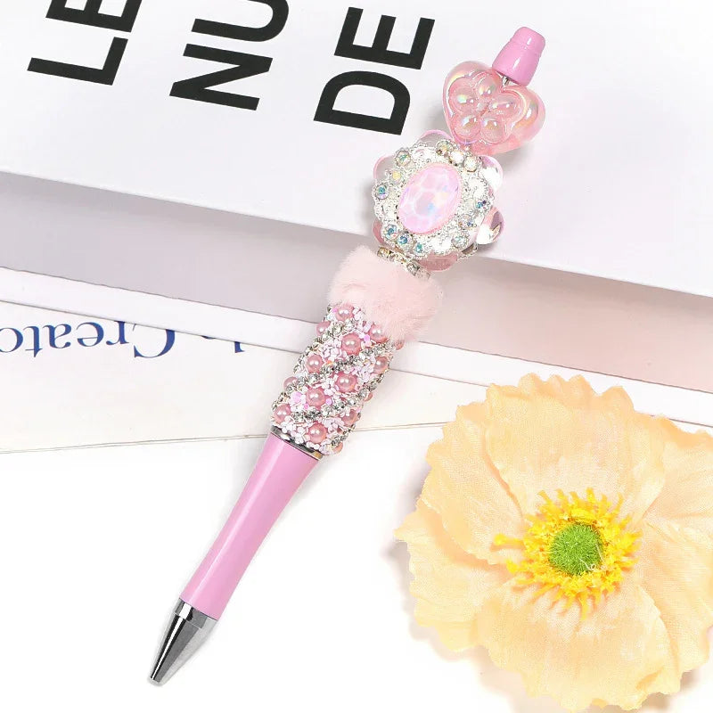 Double-sided Mocha Drill Oval Soft Clay Bead Drill Ball | Metal Rhinestone Bead for DIY Jewelry & Bracelet Craft