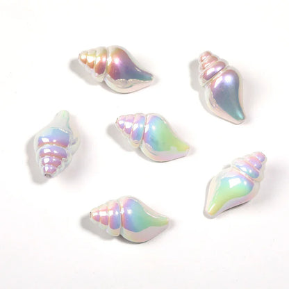 Colorful two-color vignetting straight hole conch perforated acrylic