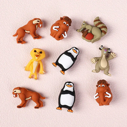 3D Silicone Beads Drop Gel Stereo Cartoon Animal Beads