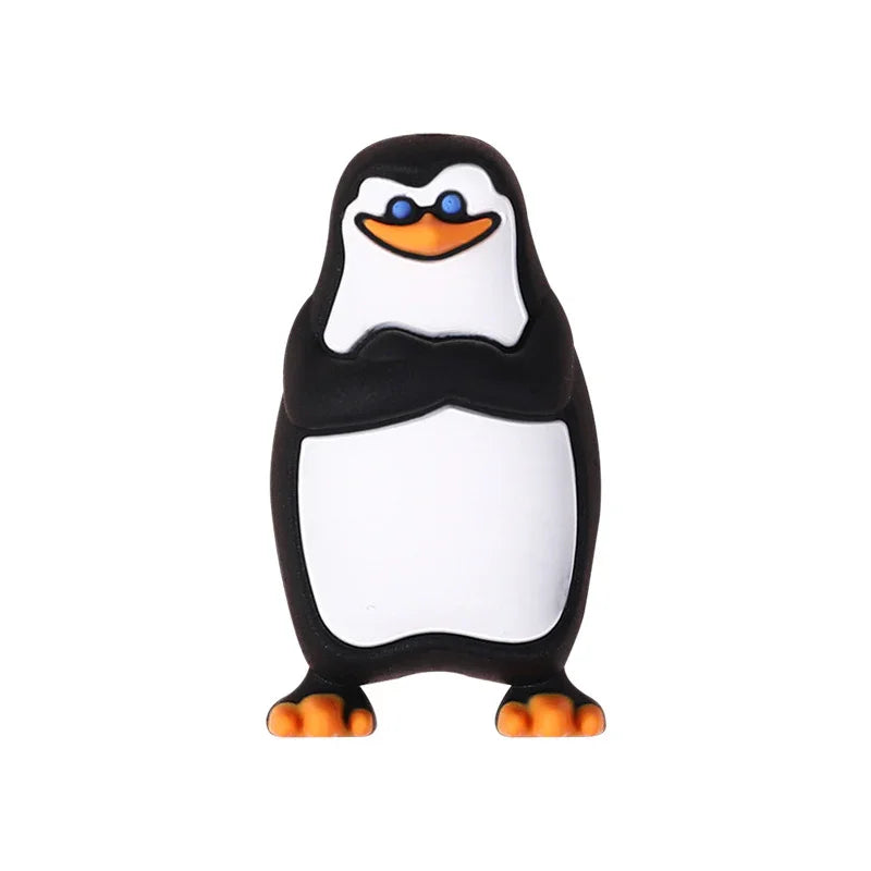 3D Silicone Beads Drop Gel Stereo Cartoon Animal Beads