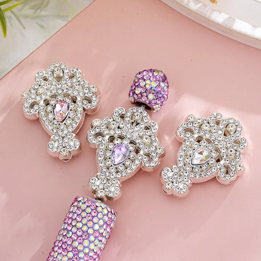 Zinc Alloy Full Diamond Super Flash Auspicious Knot Wuliji Diamond
