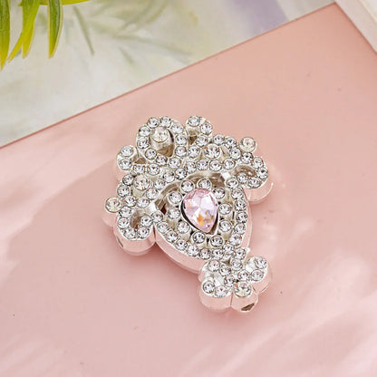 Zinc Alloy Full Diamond Super Flash Auspicious Knot Wuliji Diamond
