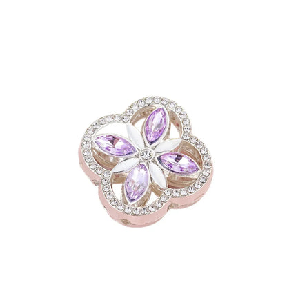 Double sided alloy crystal flowers