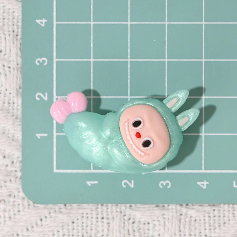 Soft Silicone Rab Cloth Fried Shrimp Rubber Beads